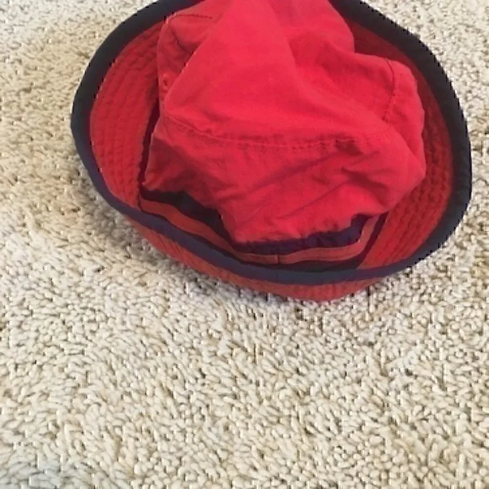Osh Kosh red and navy 0-3 month - 6-9 month hat
